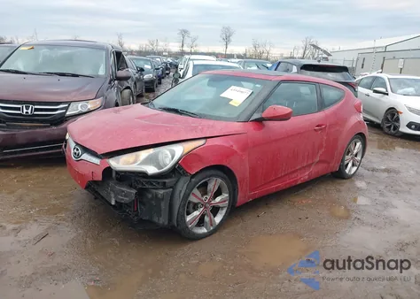 2016 Hyundai Veloster z USA, uszkodzony, nr VIN KMHTC6ADXGU251809
